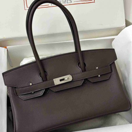 HERMES バーキン 29cm カーフスキン 斜め掛けバッグ 新作 セミハンドメイド 29cm Birkin 29cm サイズ:29cm