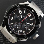 HUBLOT ビッグバン クォーツ搭載 クロノグラフ ブラック コスパ最強