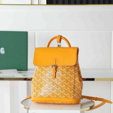 Goyard ゴヤール アリン ミニリュック クラシックモノグラム イエロー 020194 サイズ:20x19cm