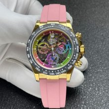 ROLEX デイトナ BLAKEN改装 40mm スケルトン ピンク