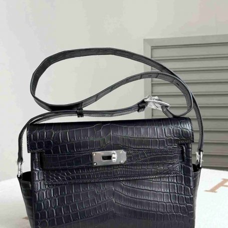 HERMES ケリー 25cm ラムレザー ショルダーバッグ 25cm Kelly 25cm サイズ:25cm