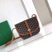 GOYARD 9202 ブラウン 斜め掛けバッグ、ハンドバッグ 小 22x16cm サイズ:22x16cm