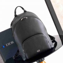 Dior CDアイコン ジッパー リュック オールレザー ブラック 1ICBA233ICO サイズ:40x31x19cm