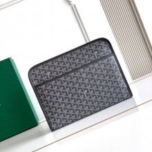 GOYARD ジュヴァンス 大洗面ポーチ グレー サイズ:29.5x23x7.5cm