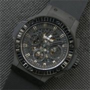 HUBLOT アエロバン 全面ブラック スケルトン文字盤 丁寧な対応店舗