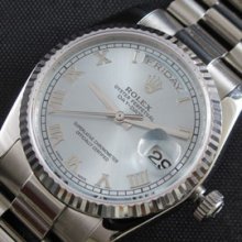 ROLEX デイデイト シルバー文字盤 感謝セール