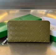 BOTTEGA VENETA BV 593217 メンズ編み財布 クラシック編み牛皮 19x10cm サイズ:19x10cm