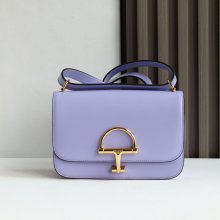 GUCCI 846705 レザー ゴールド、パープル ショルダーバッグ 馬銜、クラシック 22cm サイズ:22.5x14x8cm