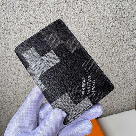 LOUIS VUITTON M14928 ポケットオーガナイザー ダモフラージュ サイズ:8x1x11cm