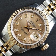 ROLEX デイトジャスト ステンレス/ゴールド レディース ポイント