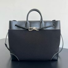 BOTTEGA VENETA BV 827066 アンディアーモ 帆布×レザー サイズ:43x39x20cm