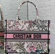 DIOR 刺繍、レター、パッチワーク パープル トートバッグ 中 新作 36.0x28.0x18.0cm サイズ:36x28x18cm