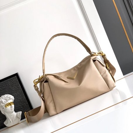 PRADA 1BC264 カーフスキン、ナイロン 斜め掛けバッグ、ショルダーバッグ ナイロン、編み、クラシック 32x22x12cm サイズ:32x22x12cm