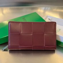 BOTTEGA VENETA BV 649607 メンズ大編み財布 クラシック編み牛皮 19x11.4cm サイズ:19x11.4cm