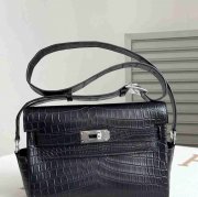 HERMES ケリー 25cm ラムレザー ショルダーバッグ 25cm Kelly 25cm サイズ:25cm