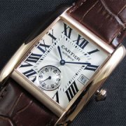 CARTIER タンクアングレーズ Asain 21600振動 自動巻き