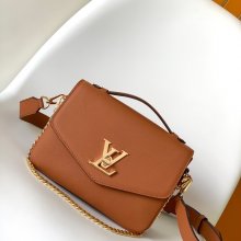 LOUIS VUITTON M22952 牛皮 ブラック ハンドバッグ チェーン 22x16x9.5cm サイズ:22x16x9.5cm