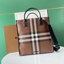 BURBERRY チェックトート サイズ:37.5x35.5x15cm