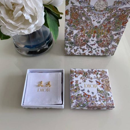 ディオール スタイル ピアス CD パール