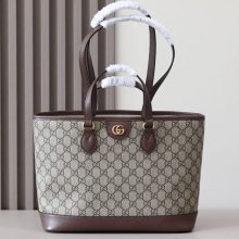 GUCCI 765043 ブラウン トートバッグ、ショルダーバッグ、ハンドバッグ、ハンドバッグ オフィディア 32x30x24cm サイズ:32x30x24cm