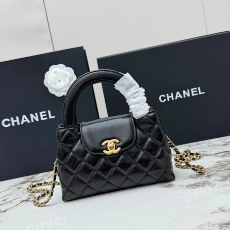 CHANEL AS4416 カーフレザー 菱格紋 ゴールド 斜め掛けバッグ クラシック ヴィンテージ 19×13×7cm サイズ:19×13×7cm