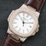 PATEK PHILIPPE ノーチラス 表全面ダイヤ 目玉腕時計