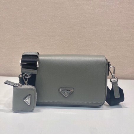 PRADA 2VD059 サフィアーノショルダー サイズ:22x14.5cm