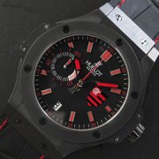 HUBLOT ビッグバン 全面ブラック 赤インデックス 高級品販売