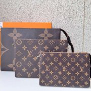 LOUIS VUITTON 11248 トリオクラッチバッグ モノグラム サイズ:25x20x5.5cm
