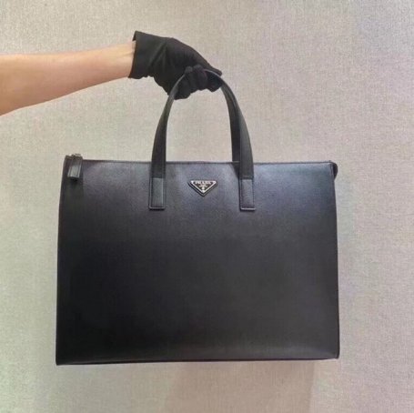 PRADA 2VG039 十字紋ブリーフケース サイズ:40x30cm