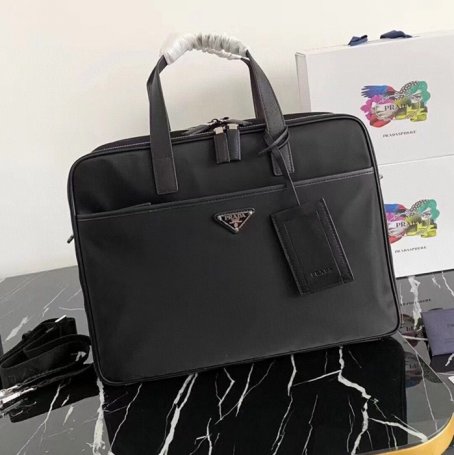 PRADA 2VE407 メンズバッグ 二層 サイズ:39x29x11cm
