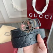 グッチ メンズ ベルト シグネチャー 3.8cm