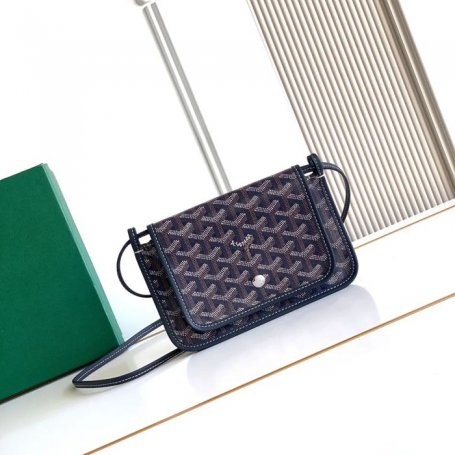 GOYARD 5509 ブルー 斜め掛けバッグ、封筒バッグ、ハンドバッグ 小 20.5x14x2.5cm サイズ:20.5x14x2.5cm