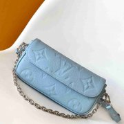 LOUIS VUITTON M83637 牛皮 モノグラム ブラック ハンドバッグ 斜め掛けチェーン 23.5x12x4.3cm サイズ:23.5x12x4.3cm