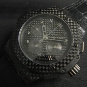 HUBLOT ビッグバン オールブラック カーボンファイバー Asian 7750搭載