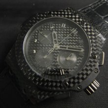 HUBLOT ビッグバン オールブラック カーボンファイバー Asian 7750搭載