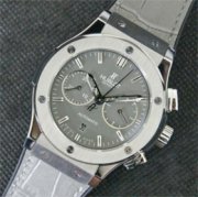 HUBLOT クラシックフュージョン 自動巻き シルバー革ベルト 対応迅速
