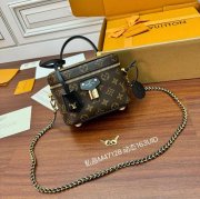 LOUIS VUITTON M47128 ボックスレザー 斜め掛けバッグ レディース斜め掛け 19x13x11cm サイズ:19x13x11cm