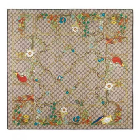 グッチ 新作スカーフ 90cm x 90cm