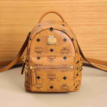 MCM スターク Xミニ スタッズ リュック クラシックモノグラム コニャック MMK6SVE92CO001 サイズ:21x17.5x10cm