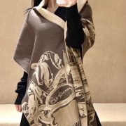 バーバリー 両面カシミヤスカーフ