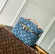LOUIS VUITTON M27946 デニム モノグラム デニム ハンドバッグ レディース手提げ 20x13.5x12cm サイズ:20x13.5x12cm