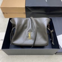 SAINT LAURENT 862712 ラムレザー グリーン、ゴールド トートバッグ ジェイミー 26x18x11cm サイズ:26x18x11cm