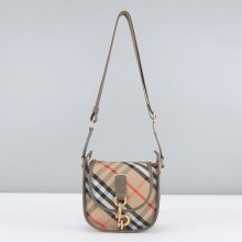 BURBERRY 81196571 ゴールド 斜め掛けバッグ クラシックチェック 19x18cm サイズ:19x18cm