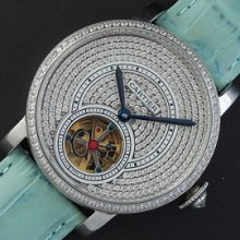 CARTIER ロトンド ドゥ 全面ダイヤモンド 自動巻き 大人気モデル