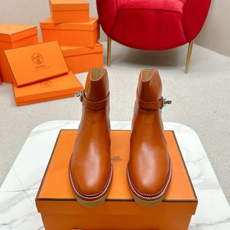 【HERMES】ブーツレザーブーツレディース