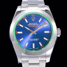 ROLEX m116400gv ミルガウス ブルー 2836-2搭載 夜光