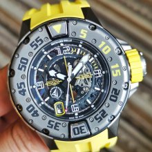 RICHARD MILLE RM028 自動巻き スケルトン文字盤 デイト表示 クロノメーター