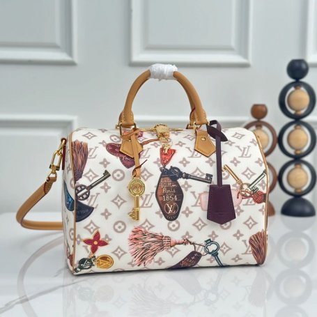 LOUIS VUITTON M29377 キャンバス ペイント 斜め掛けバッグ レディース斜め掛け サイズ:30.0x21.0x17.0cm