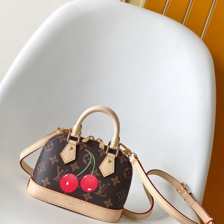 LOUIS VUITTON M13416 牛皮 モノグラム キャンバス ハンドバッグ 18x12cm サイズ:18x12cm